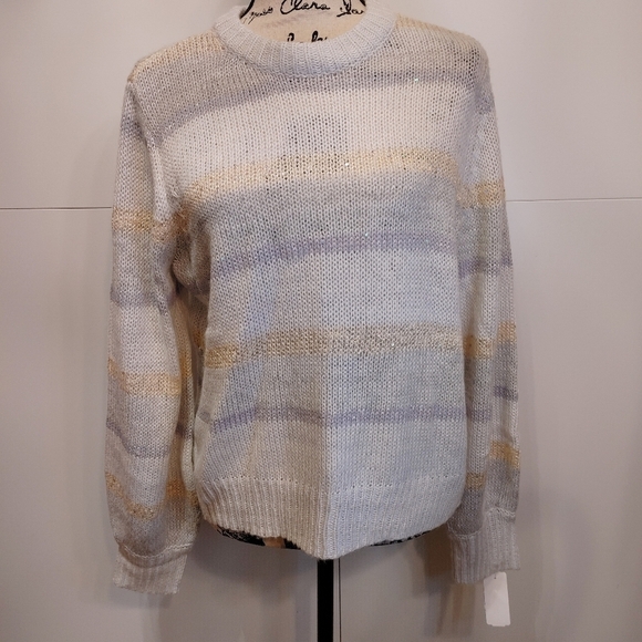 LC Lauren Conrad Sweaters - Striped Crew Neck Sweater